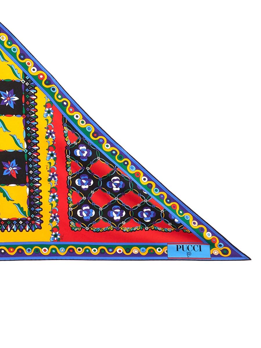 PUCCI FOULARD IN SETA CON STAMPA FESTA Promozione Limitata
