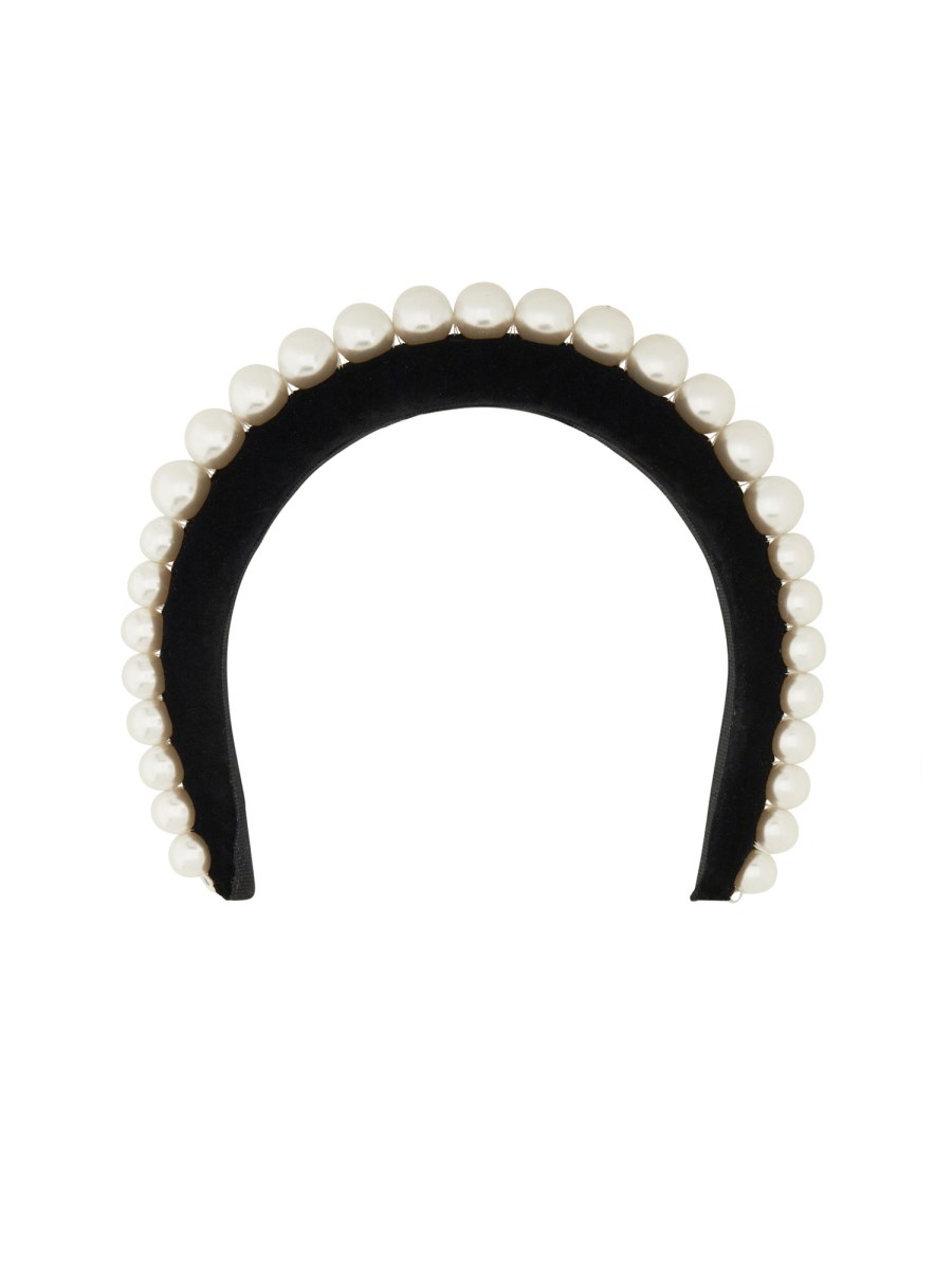 NINA RICCI CERCHIETTO IN VELLUTO CON PERLE Online Outlet