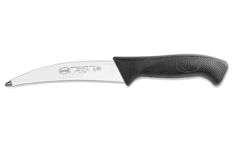 Sanelli COLTELLO SVENTRARE CURVO CM.15