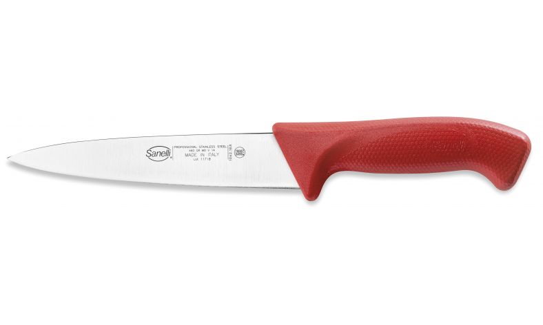 Sanelli COLTELLO SCANNARE CM.18 ROSSO