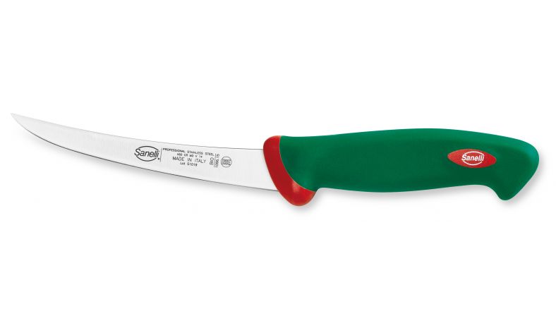 Sanelli COLTELLO DISOSSO CURVO STRETTO FLESSIBILE CM.15