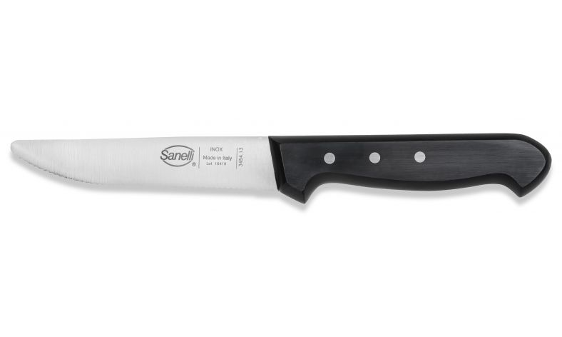 Sanelli COLTELLO LAMA SEGHETTATA PUNTA TONDA CM.13