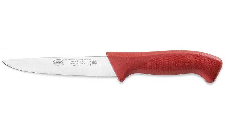 Sanelli COLTELLO DISOSSO EMILIA CM.16 ROSSO In Vendita