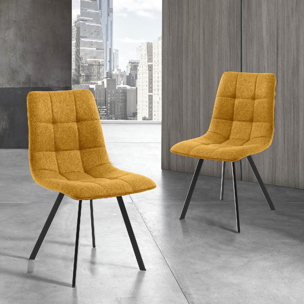Tomasucci Sedia imbottita NEW TANIA YELLOW Affare Del Giorno