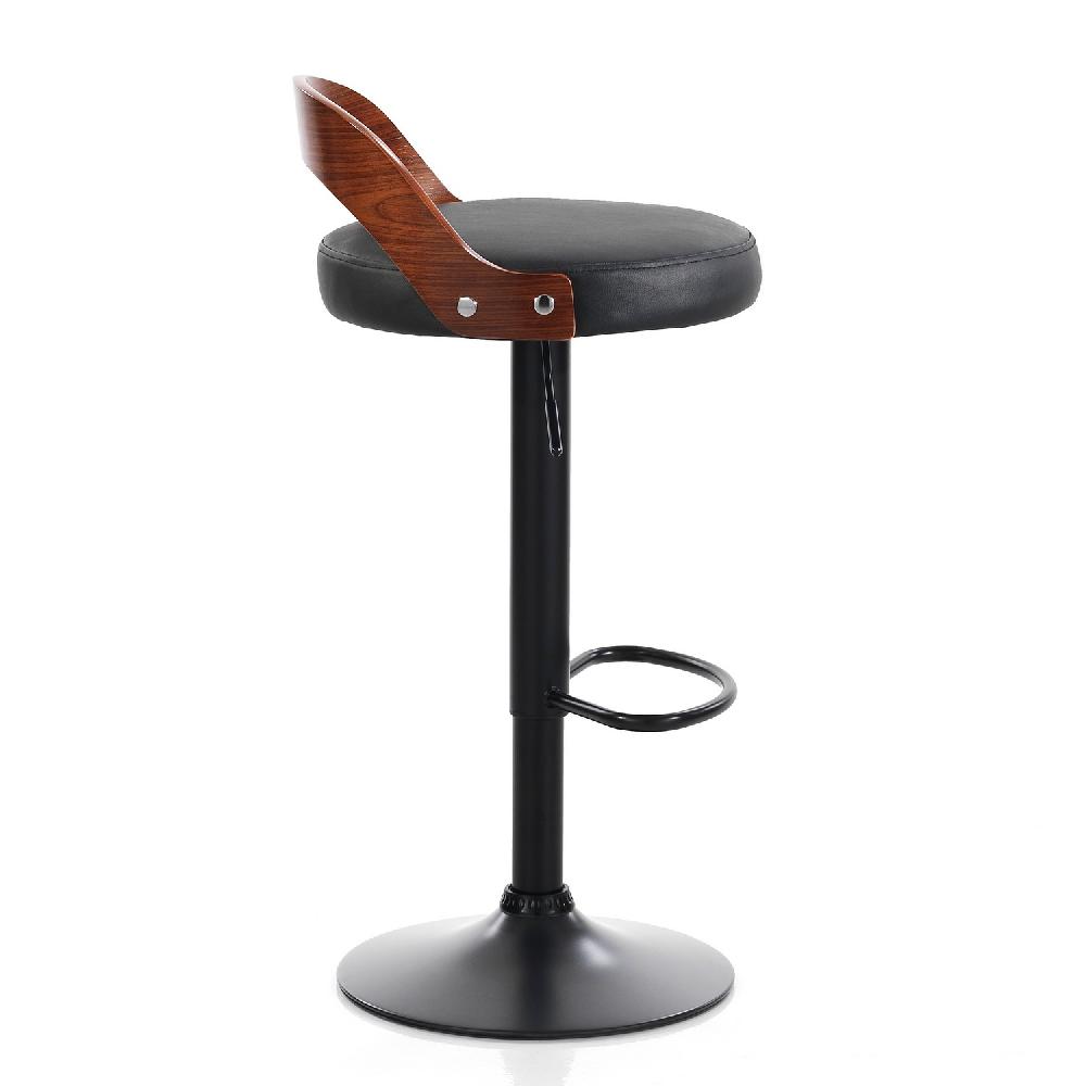 Tomasucci Sgabello RUBEN DARK WOOD In Saldo