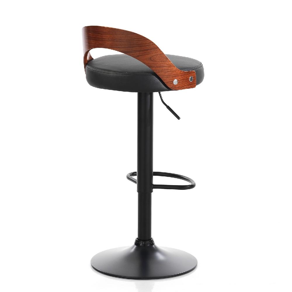 Tomasucci Sgabello RUBEN DARK WOOD In Saldo
