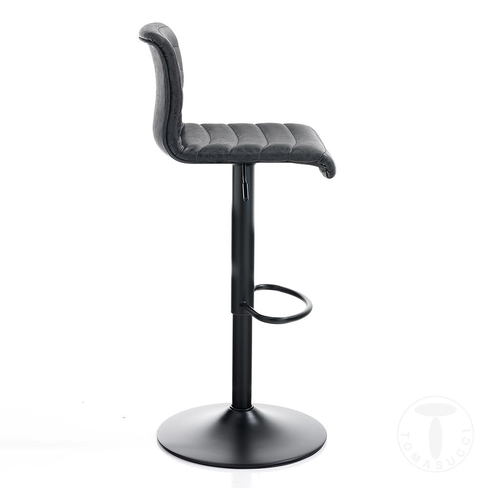 Tomasucci sgabello bar GARBO BLACK Economico