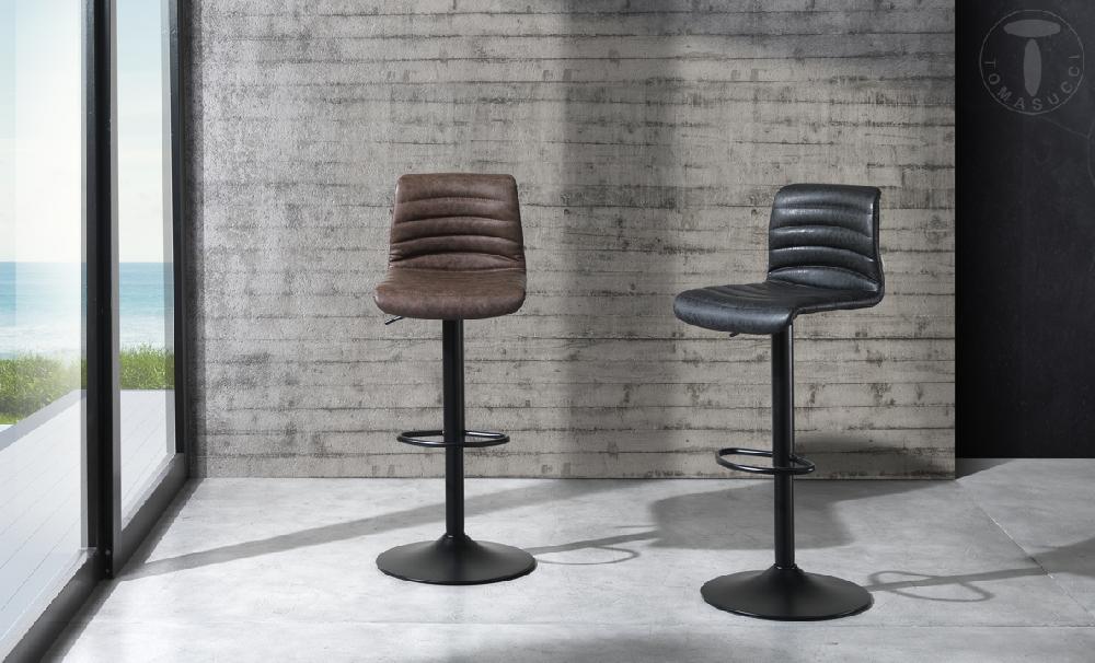 Tomasucci sgabello bar GARBO BLACK Economico