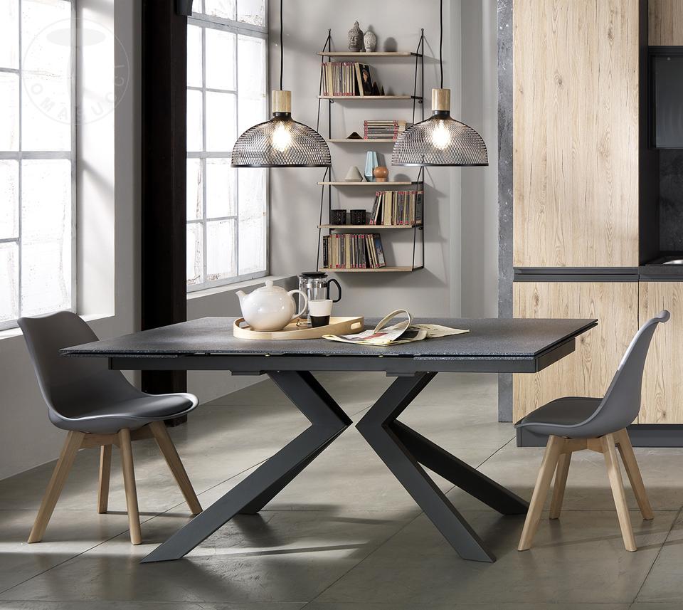 Tomasucci sedia KIKI EVO WOOD - GREY 2025