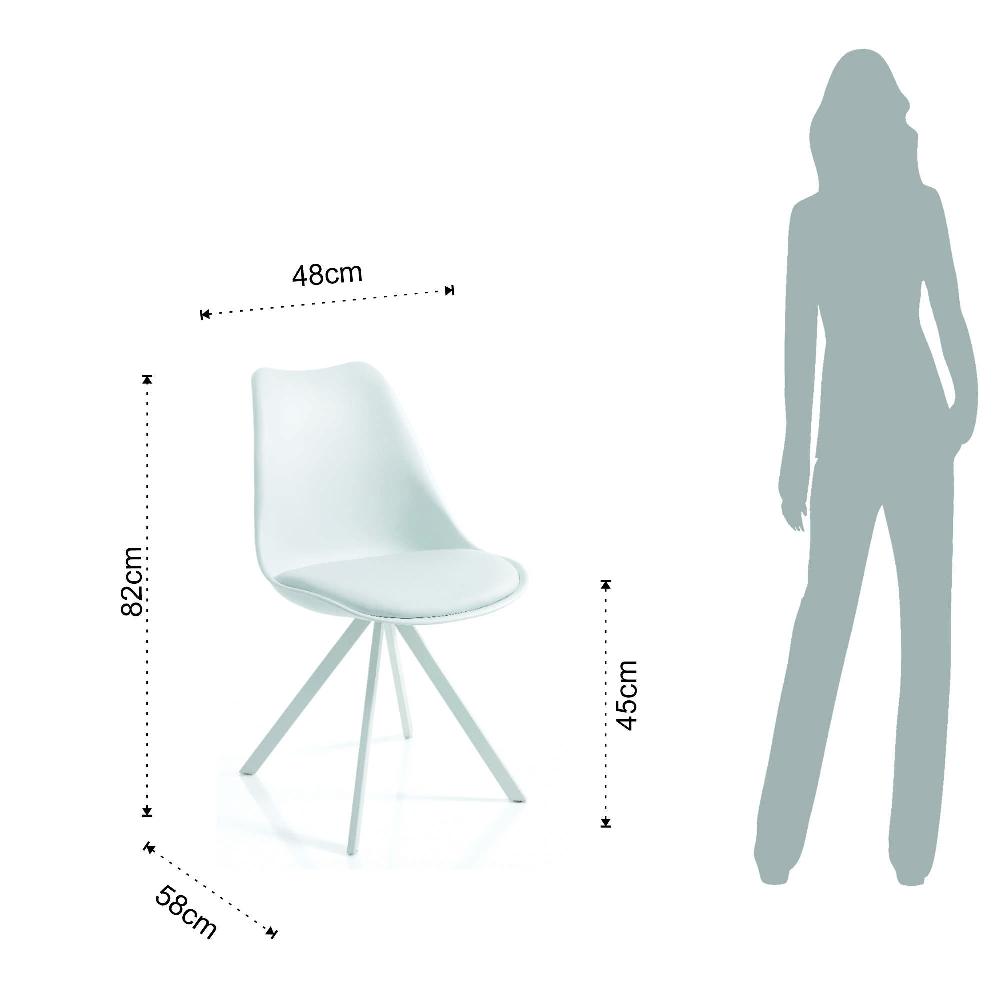 Tomasucci sedia KIKI SLIM - WHITE Nuovo