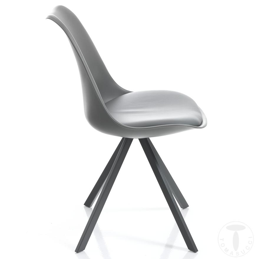 Tomasucci sedia KIKI SLIM - GREY Vendita