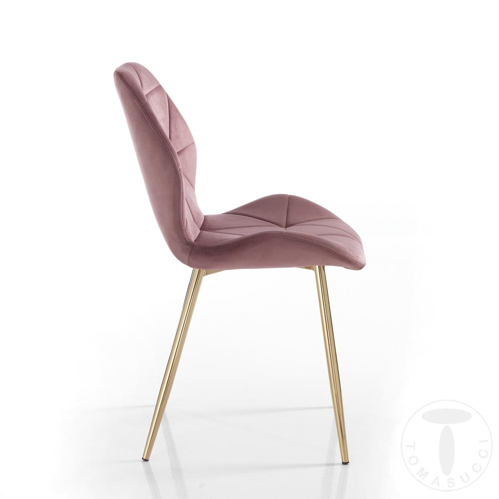 Tomasucci sedia NEW KEMY GOLD-PINK Sottocosto