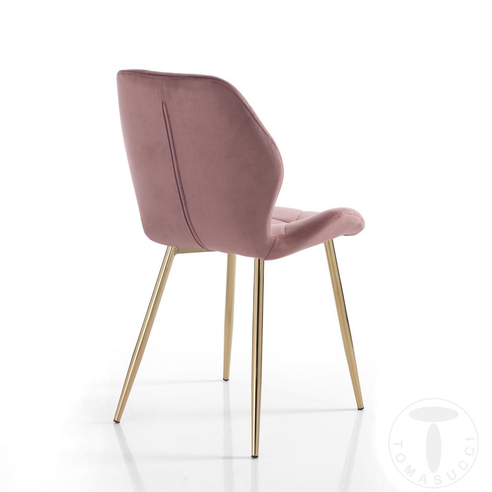 Tomasucci sedia NEW KEMY GOLD-PINK Sottocosto