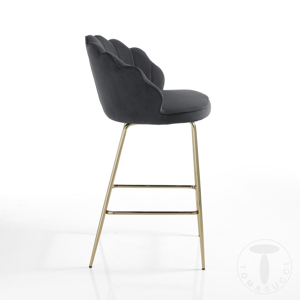 Tomasucci sgabello SHELL GREY Novità