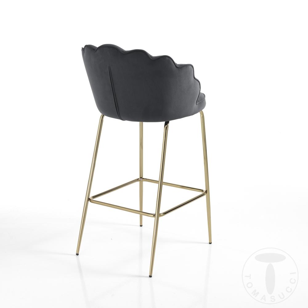 Tomasucci sgabello SHELL GREY Novità