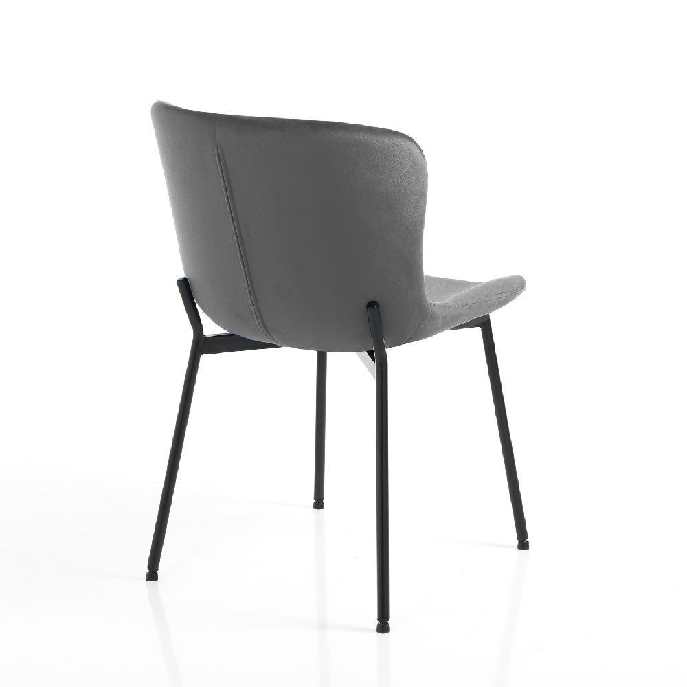 Tomasucci Sedia SNUG VELVET GREY Italia