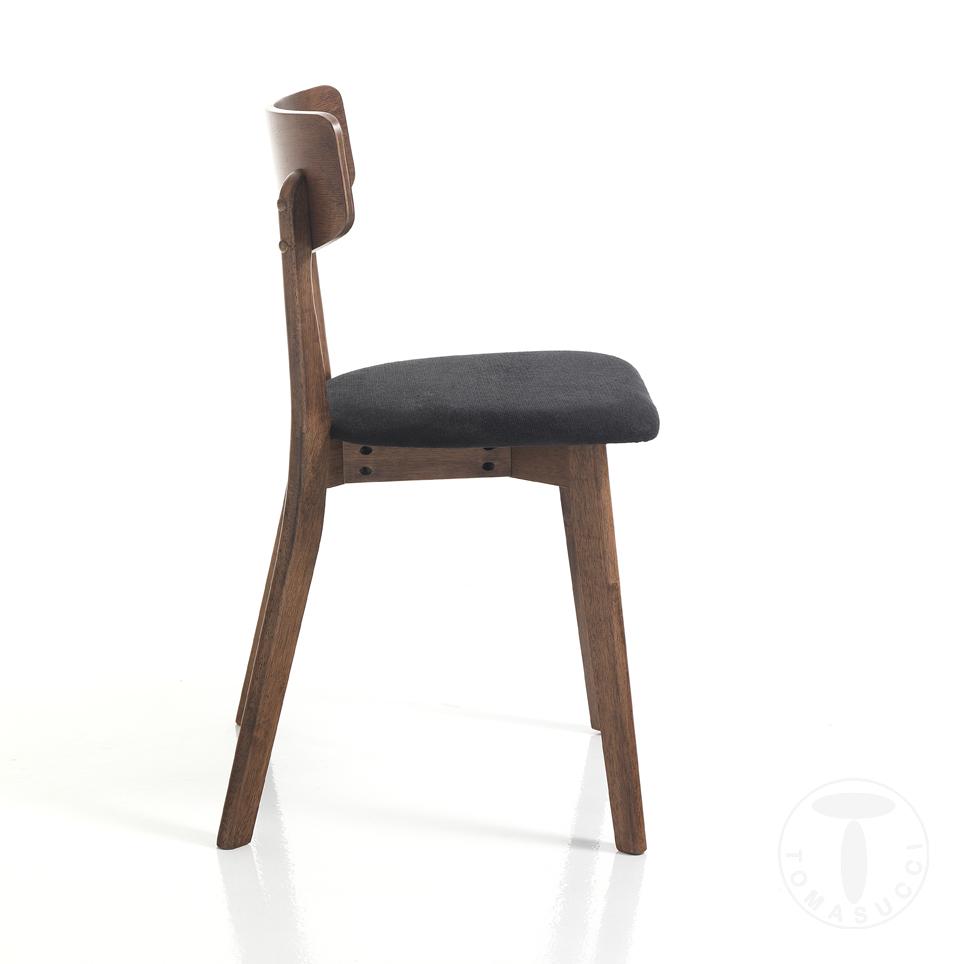 Tomasucci sedia VARM DARK WOOD Nuovo