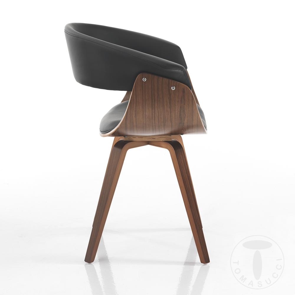 Tomasucci sedia VISBY DARK WOOD Pezzi Unici