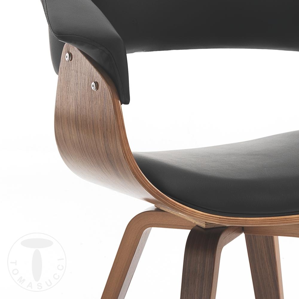 Tomasucci sedia VISBY DARK WOOD Pezzi Unici