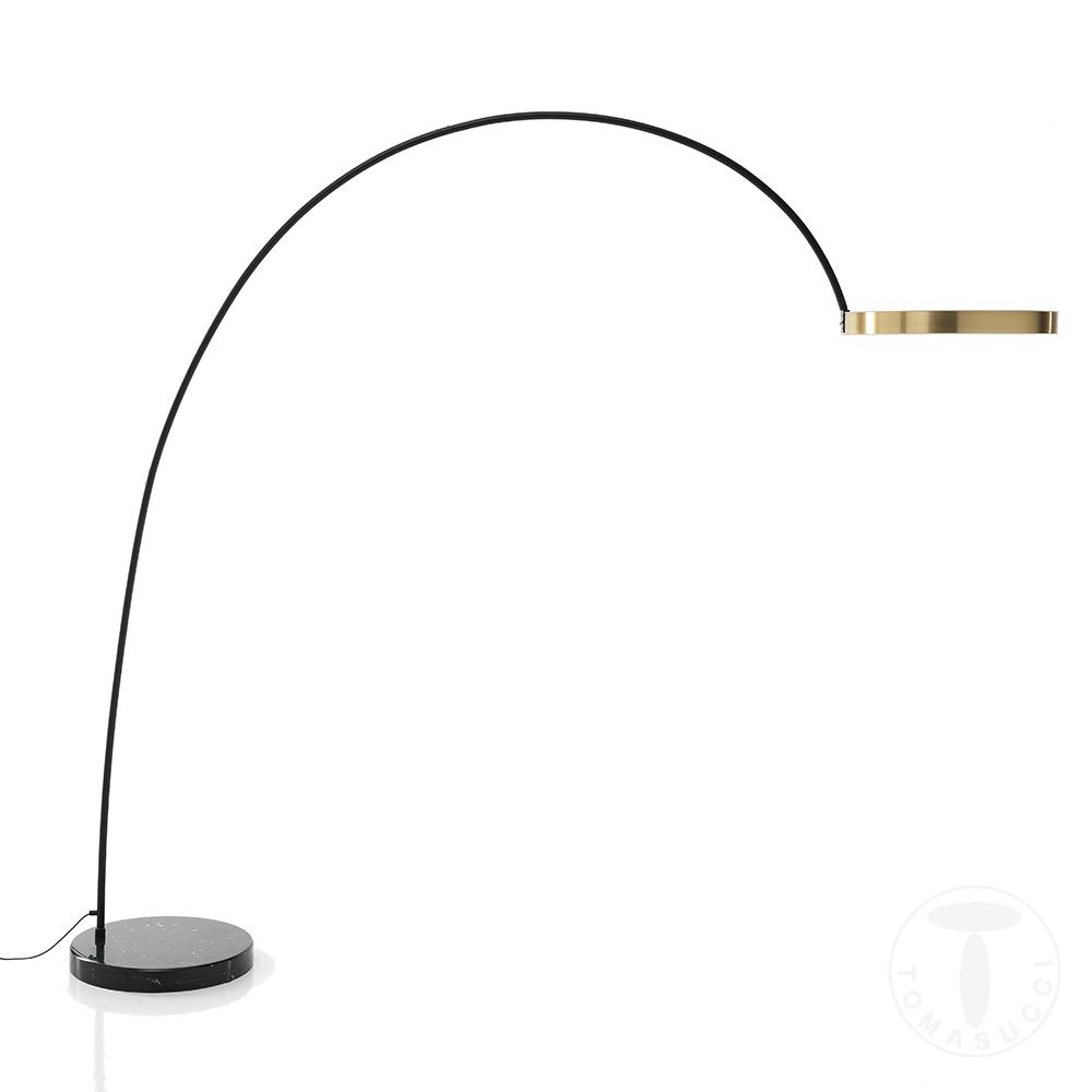 Tomasucci lampada da terra ad arco HALO GOLD Fino Al -60%