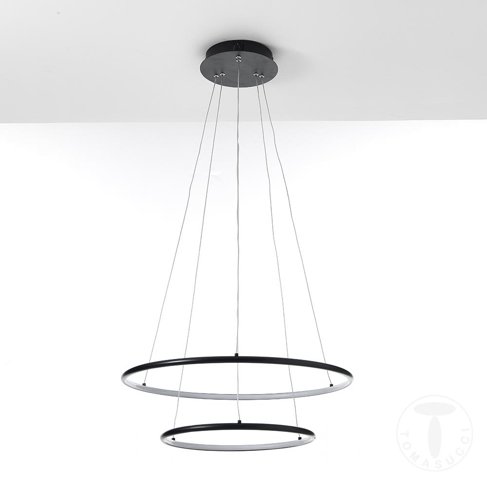 Tomasucci Lampadario TWO RINGS Italia
