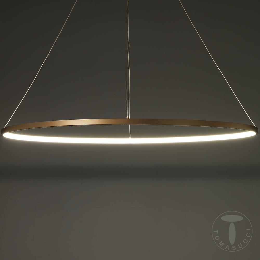 Tomasucci Lampadario OVAL RING GOLD Pezzi Unici