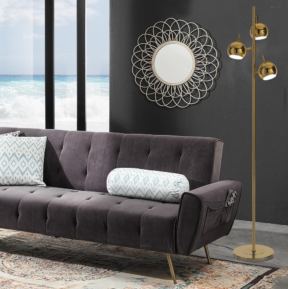 Tomasucci Lampada da terra GLOBE BRASS Italia