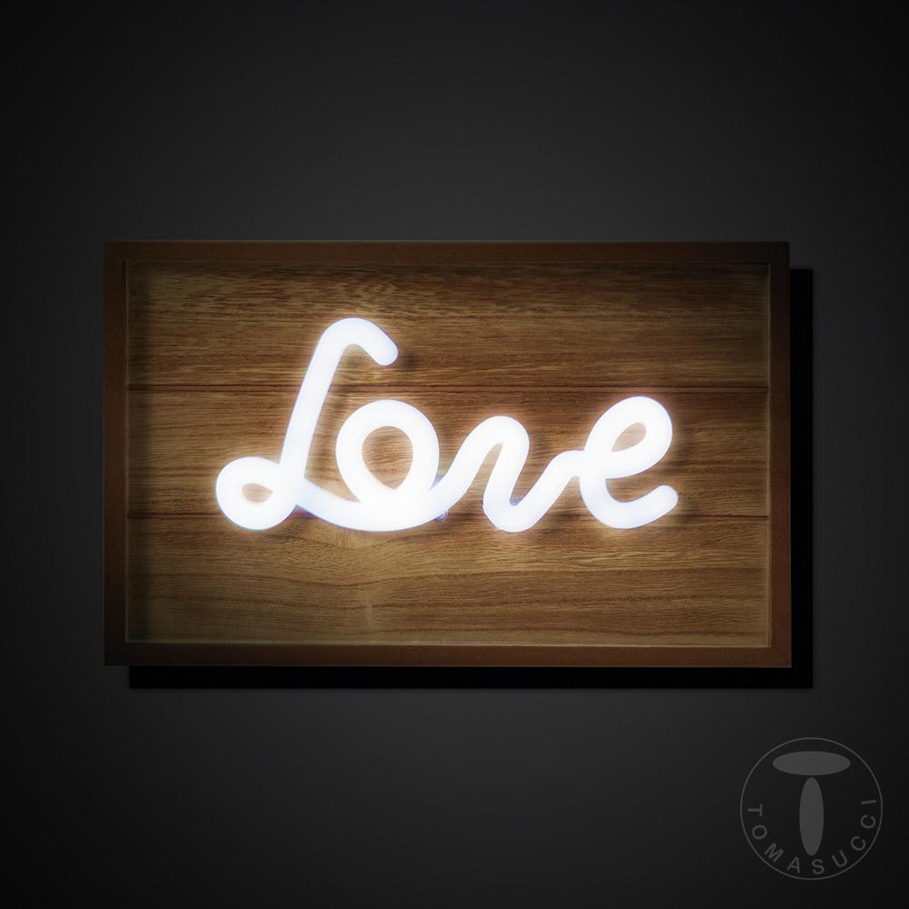 Tomasucci pannello da parete luminoso LOVE Saldi Di Fabbrica