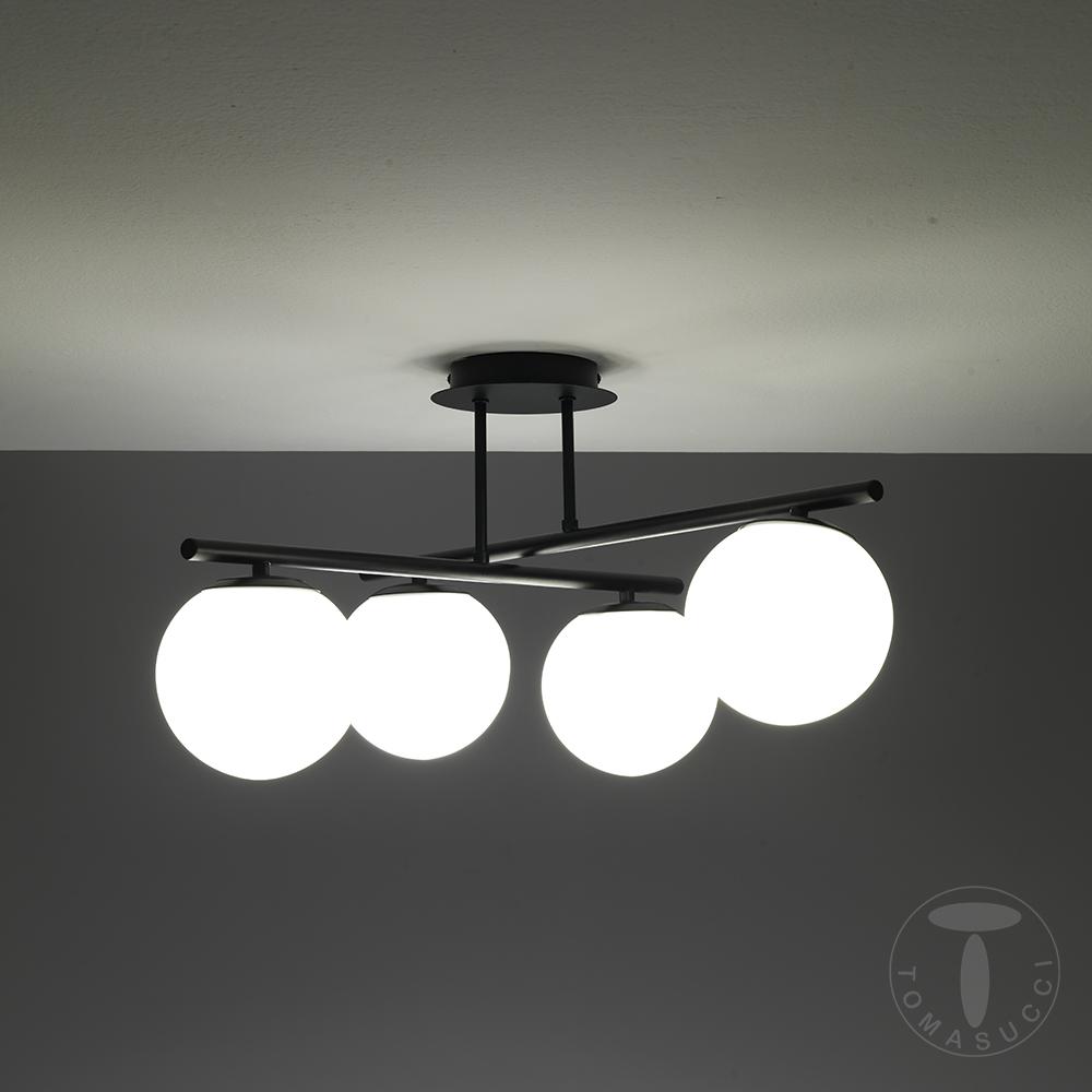 Tomasucci lampadario GALAXY BLACK In Saldo