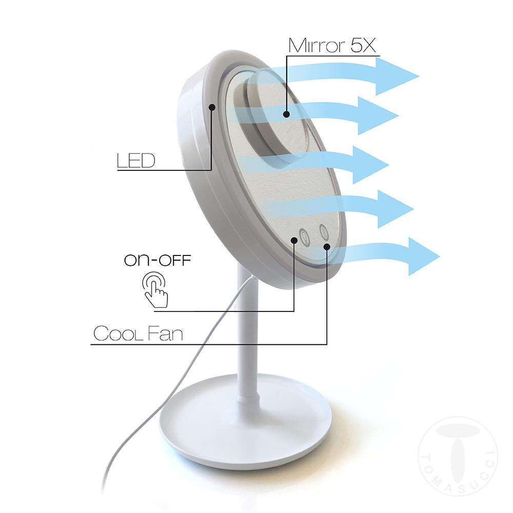 Tomasucci specchio da tavolo con led MAKEUP Vendite Flash
