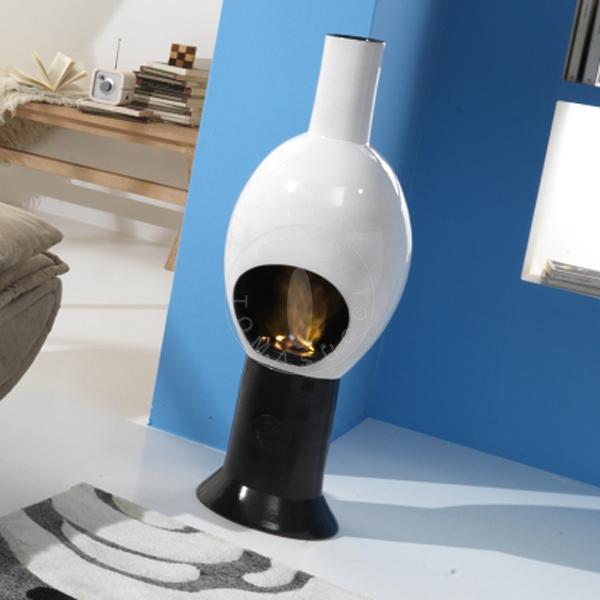 Tomasucci caminetto a bioetanolo UOVO WHITE Sconto