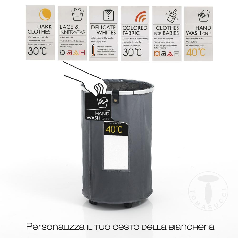 Tomasucci cesto porta biancheria LAUNDRY- ROUND In Vendita