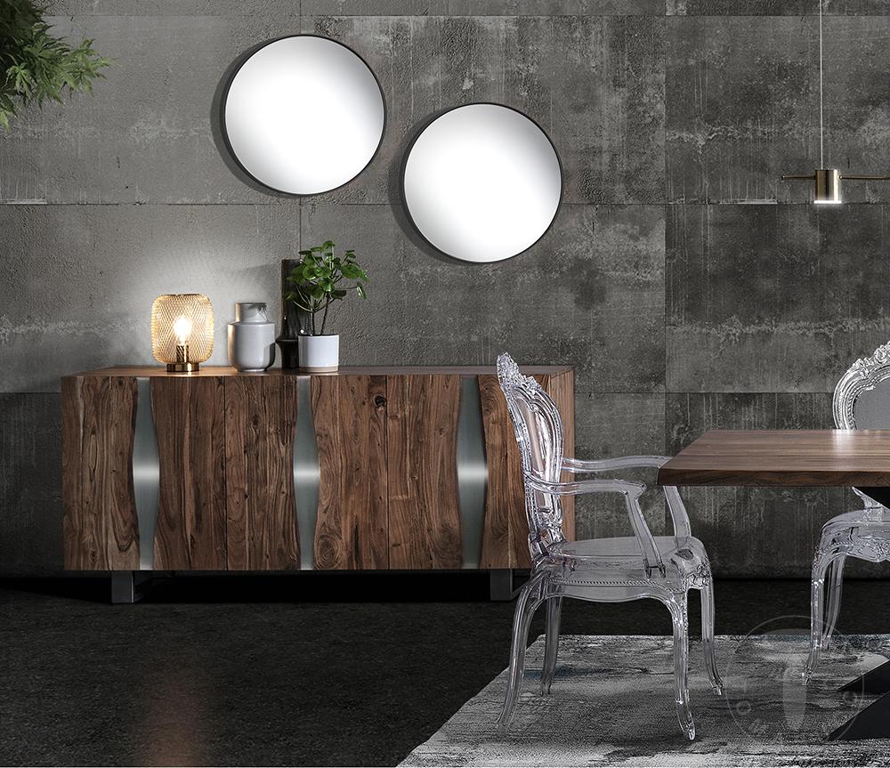 Tomasucci Specchio da parete FIT-A BLACK Vendita Economica