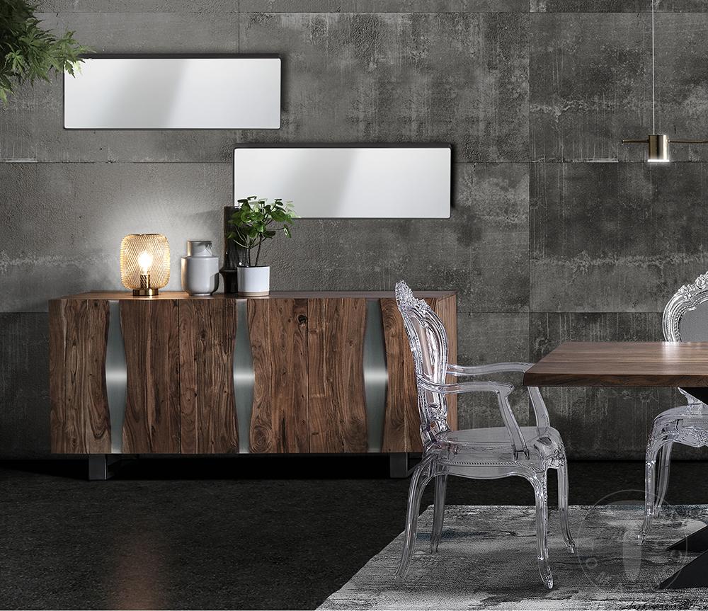 Tomasucci Specchio da parete NEAT BIG BLACK Soddisfazione Garantita