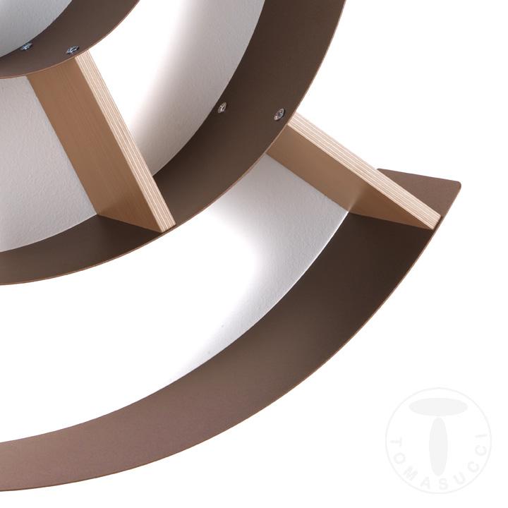 Tomasucci mensola da parete CHIOCCIOLA CORTEN Promozione Limitata