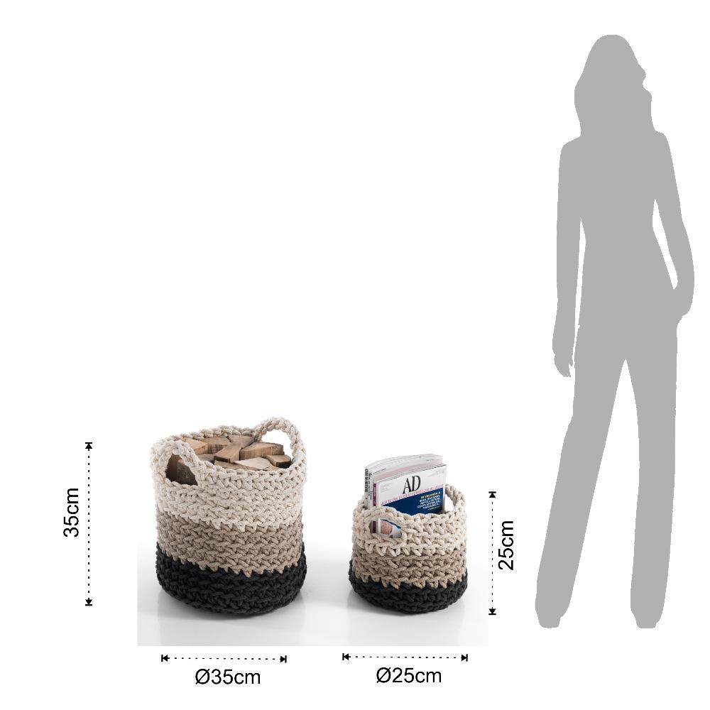 Tomasucci set 2 ceste multifunzione TENDER Outlet