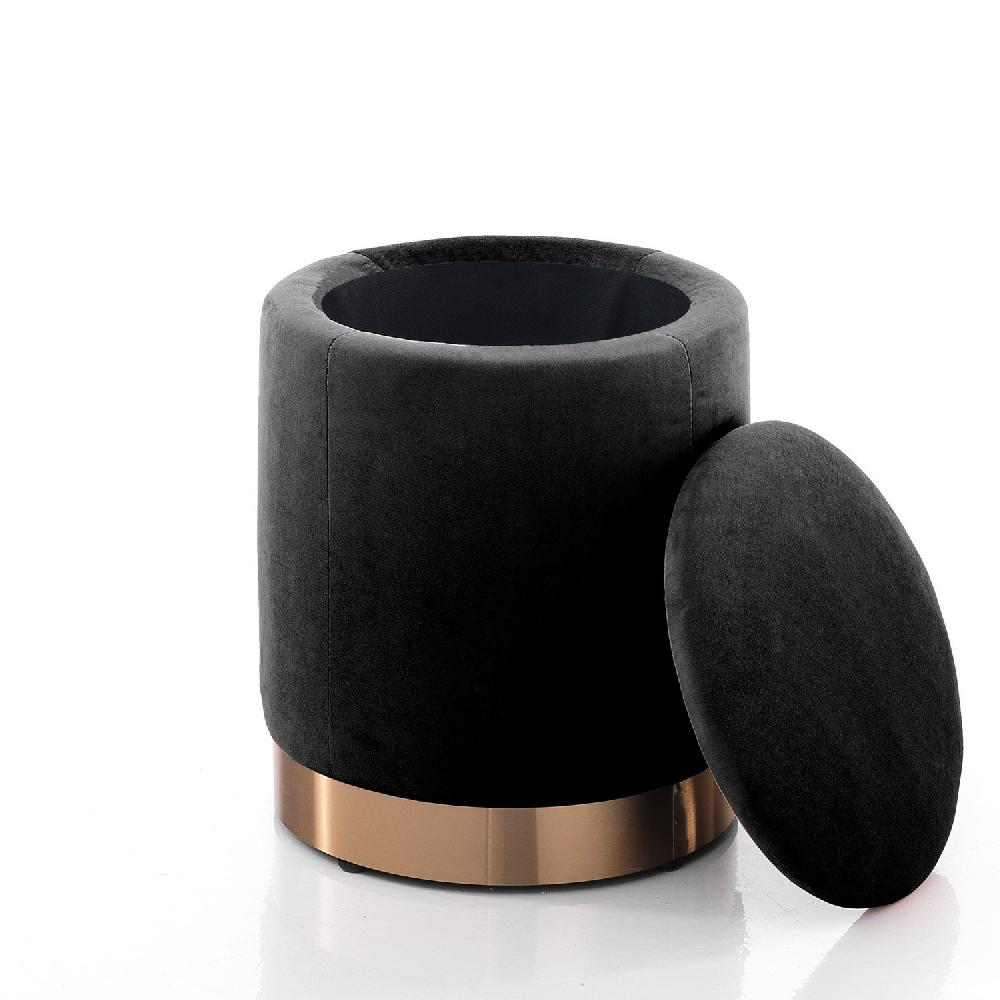 Tomasucci POUF CON.RE "DIDO POWDER BLACK" Vendite Flash