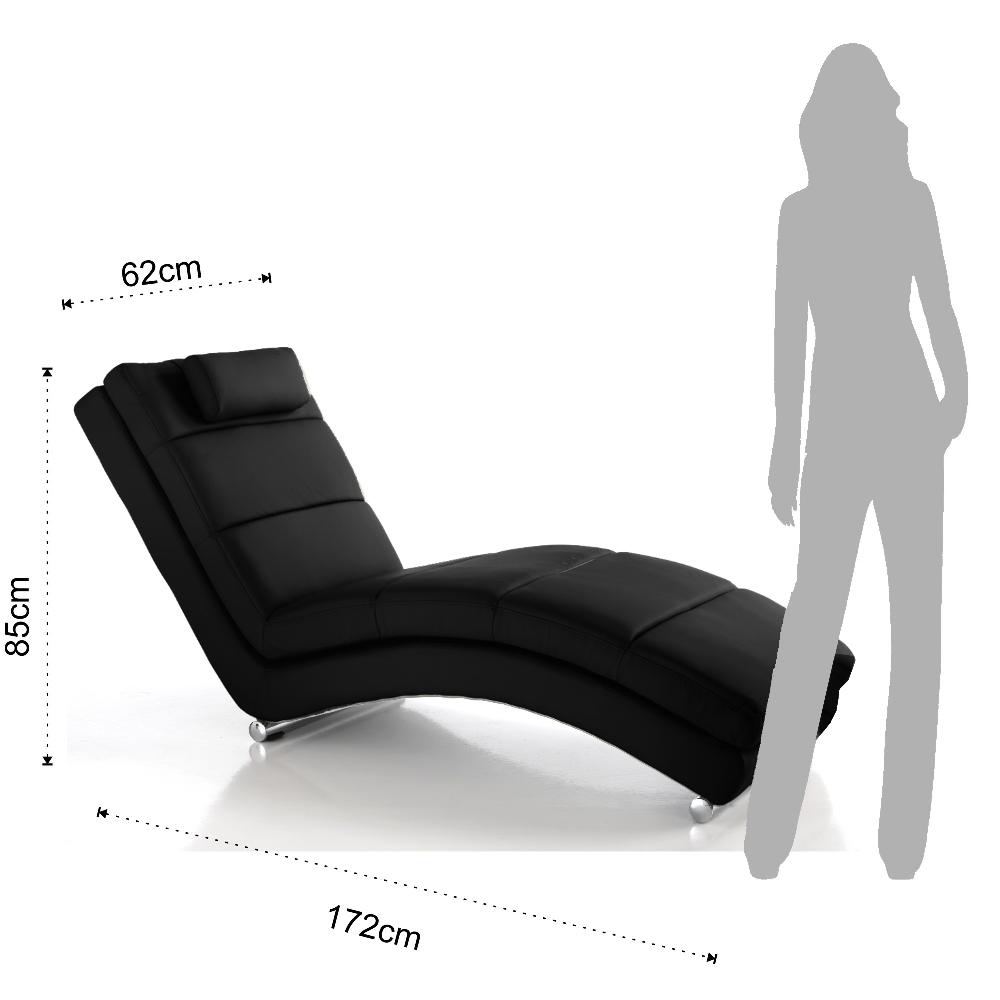 Tomasucci chaise longue SOFIA BLACK Negozio