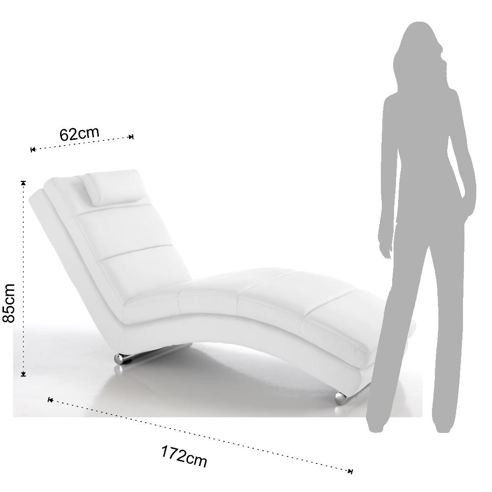 Tomasucci chaise longue SOFIA WHITE Moda