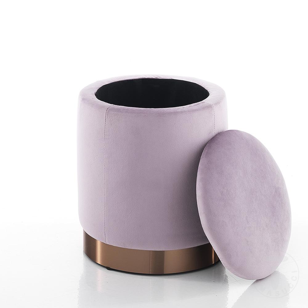 Tomasucci Pouf imbottito contenitore DIDO PINK In Linea