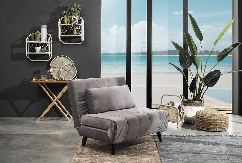 Tomasucci poltrona / letto YOLE GREY Nuovo