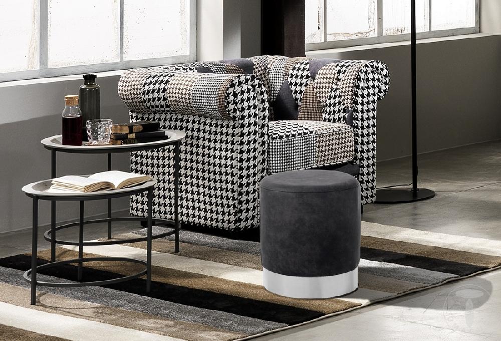 Tomasucci pouf / sgabello KAMI DARK GREY Promozione