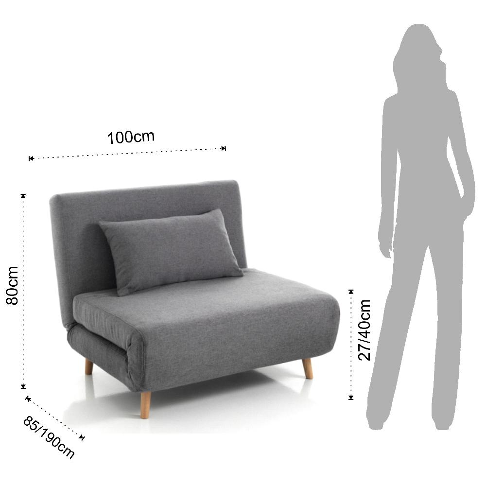 Tomasucci poltrona / letto SHIFT GREY Soddisfazione Garantita