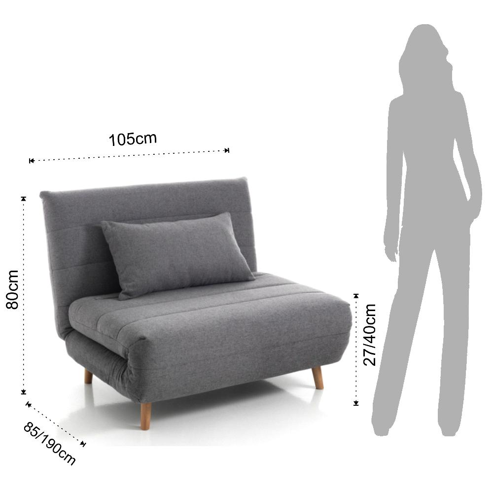 Tomasucci poltrona / letto SHIFT LINES GREY Acquista Ora