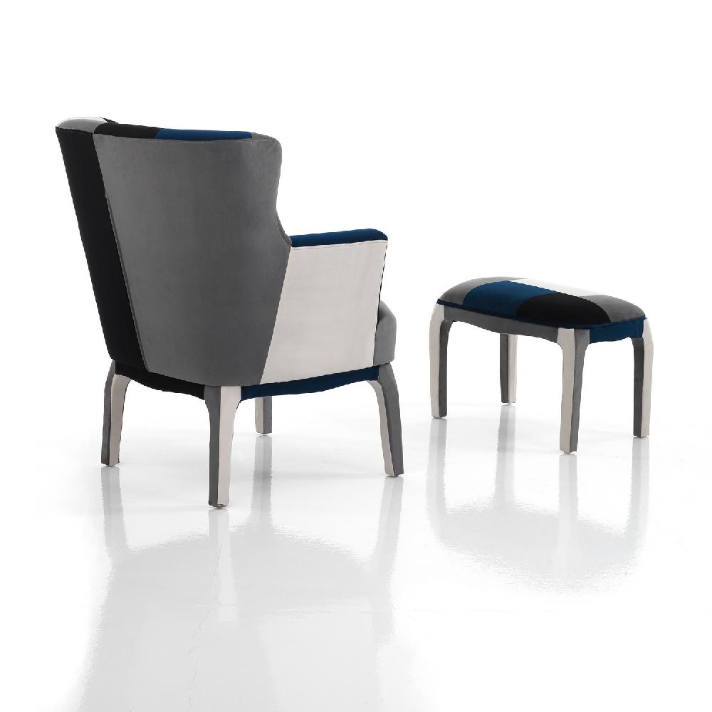 Tomasucci poltrona + pouf KALEIDOS-E BLUE Economico