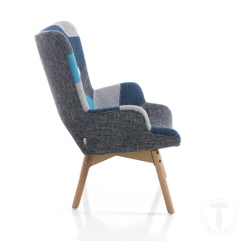 Tomasucci poltrona KALEIDOS-G BLUE Vendita Calda