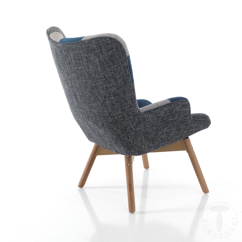 Tomasucci poltrona KALEIDOS-G BLUE Vendita Calda