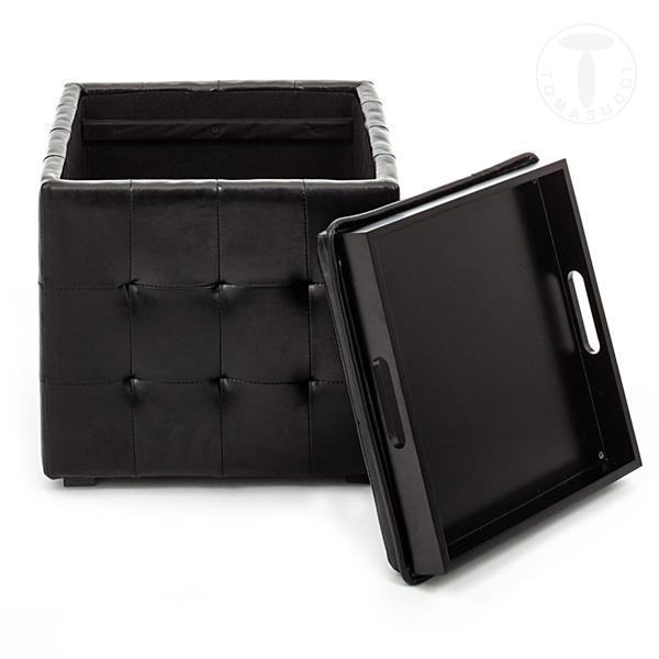 Tomasucci pouf DIZZY BLACK In Linea