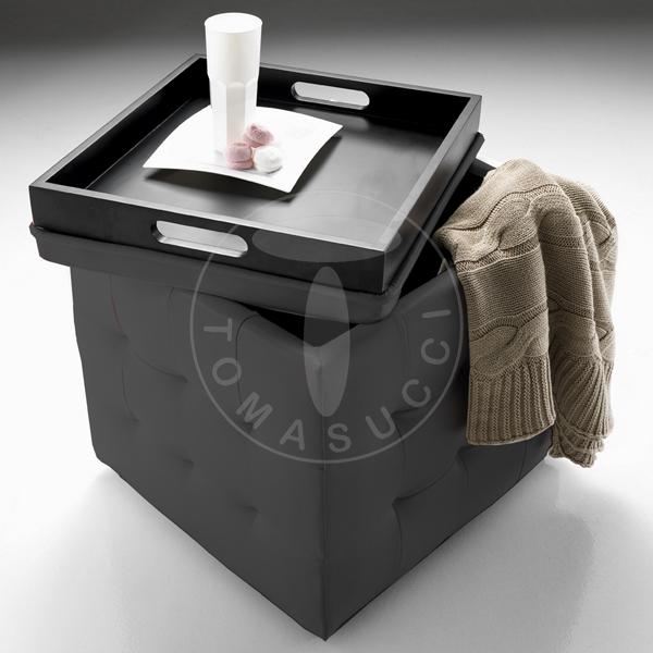 Tomasucci pouf DIZZY BLACK In Linea