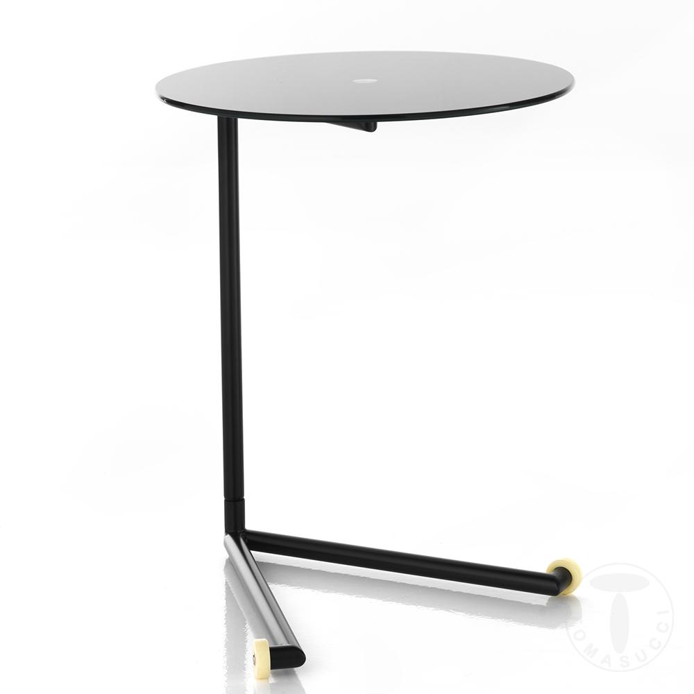 Tomasucci tavolino con ruote HARDY BLACK